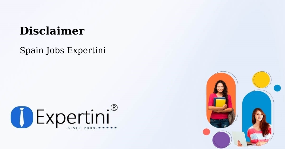 Disclaimer – Ollauri - Spain Jobs Expertini