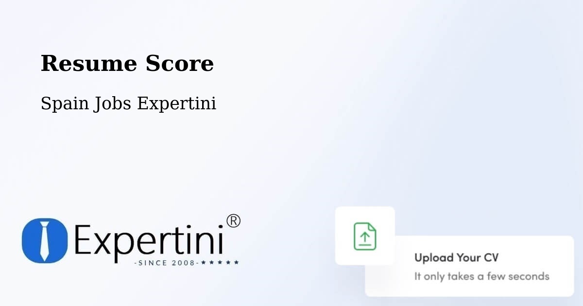 Resume Score & Job Description Match Tool – Ollauri - Spain Jobs Expertini